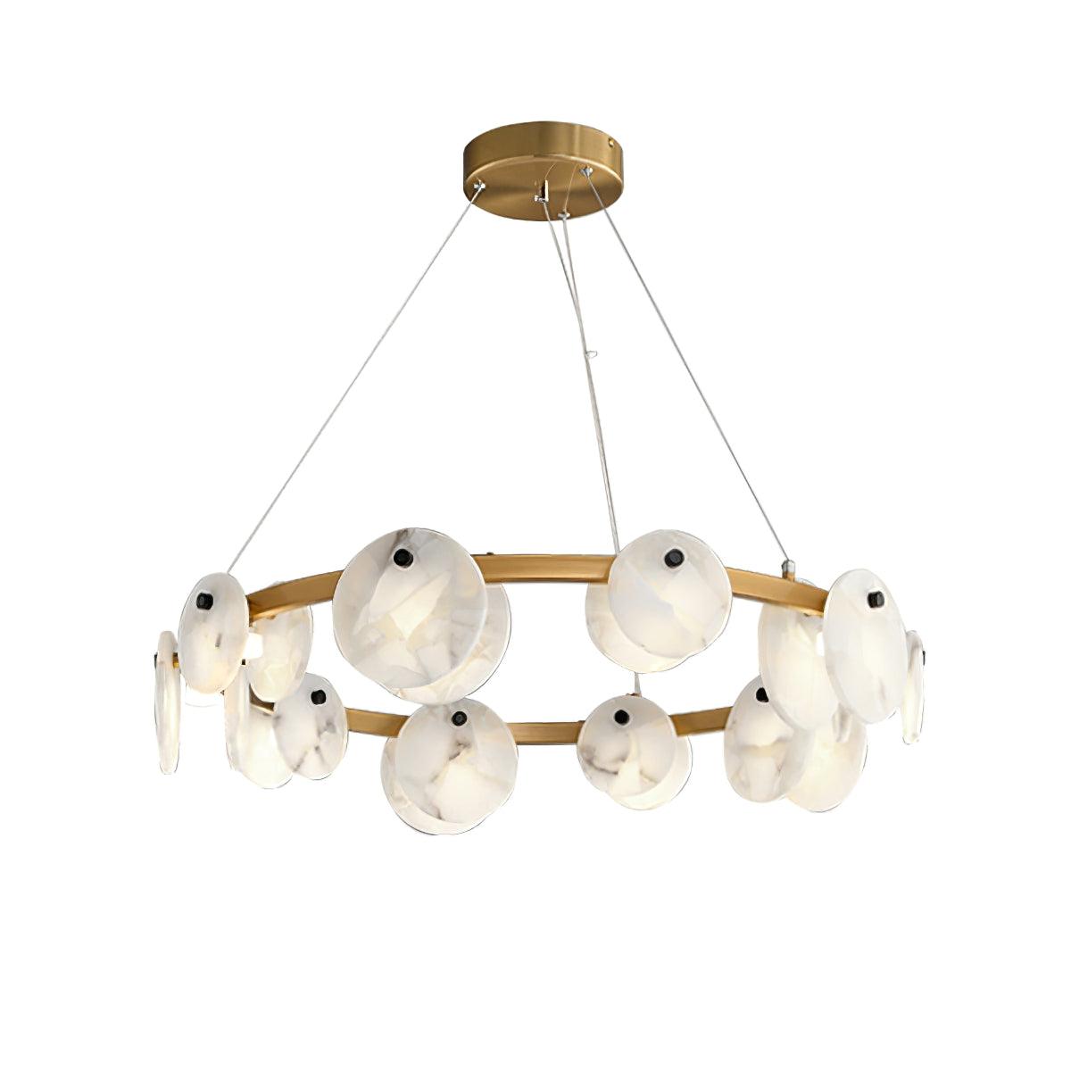 Trinidad Alabaster Chandelier - YhLamps