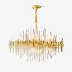 Vintage Antique Brass Chandelier - YhLamps