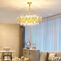 Vintage Antique Brass Chandelier - YhLamps