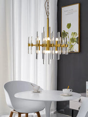 Vintage Antique Brass Chandelier - YhLamps