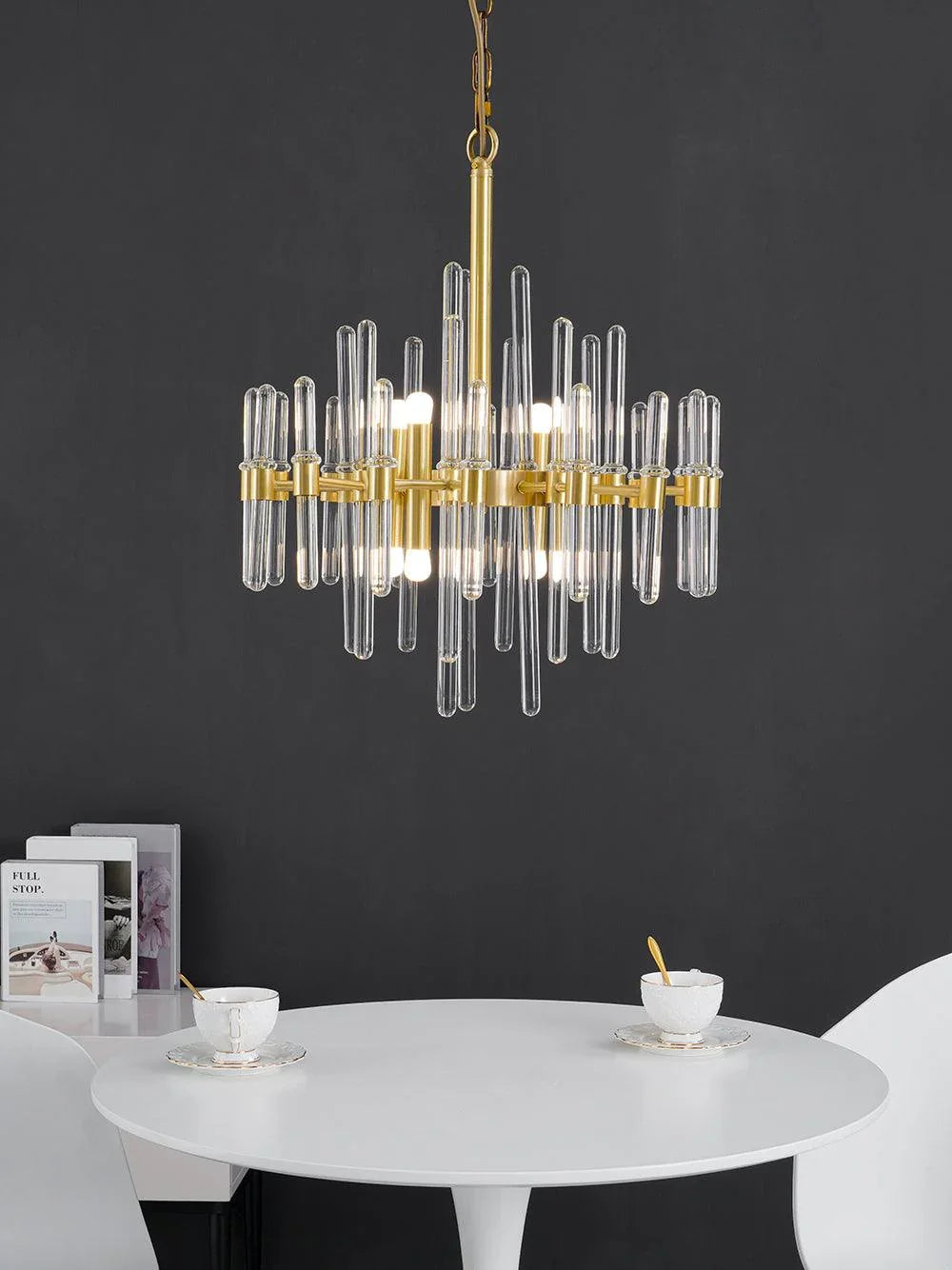 Vintage Antique Brass Chandelier - YhLamps