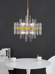 Vintage Antique Brass Chandelier - YhLamps