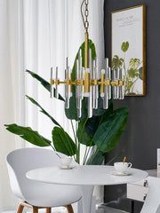 Vintage Antique Brass Chandelier - YhLamps