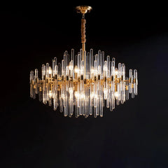 Vintage Antique Brass Chandelier - YhLamps