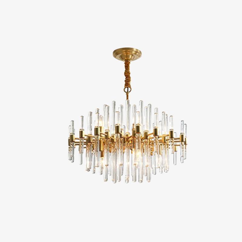 Vintage Antique Brass Chandelier - YhLamps