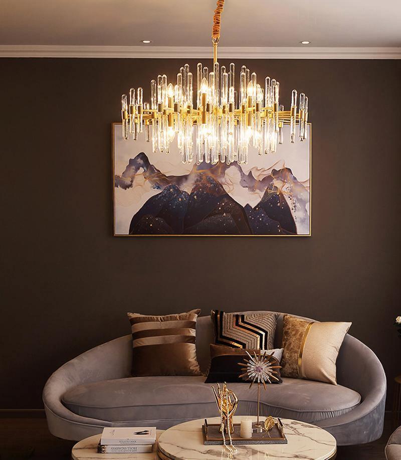 Vintage Antique Brass Chandelier - YhLamps