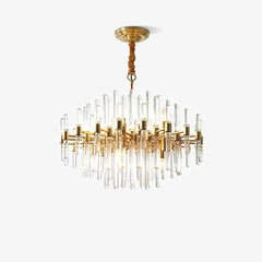 Vintage Antique Brass Chandelier - YhLamps
