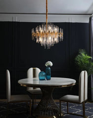 Vintage Antique Brass Chandelier - YhLamps