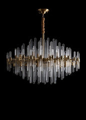 Vintage Antique Brass Chandelier - YhLamps