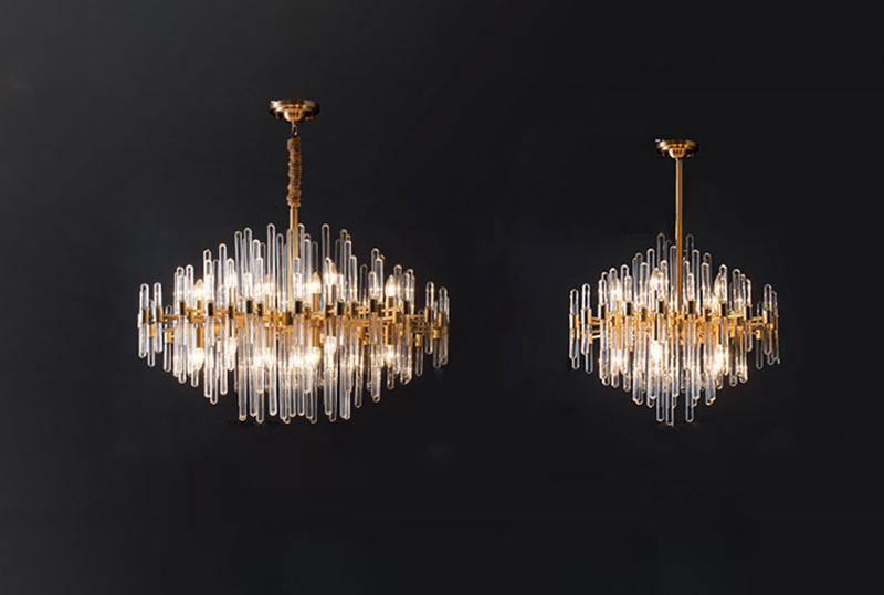 Vintage Antique Brass Chandelier - YhLamps