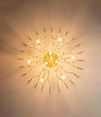 Vintage Antique Brass Chandelier - YhLamps
