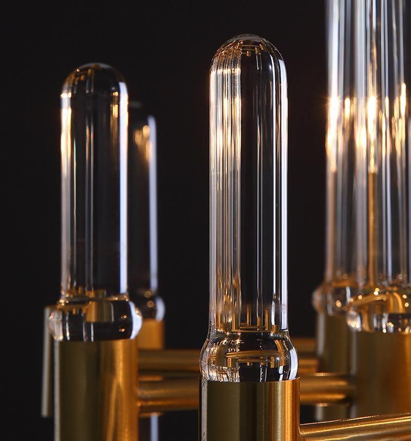 Vintage Antique Brass Chandelier - YhLamps