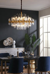 Vintage Antique Brass Chandelier - YhLamps