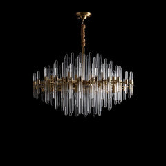 Vintage Antique Brass Chandelier - YhLamps