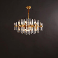 Vintage Antique Brass Chandelier - YhLamps