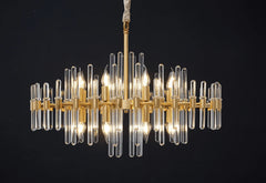 Vintage Antique Brass Chandelier - YhLamps