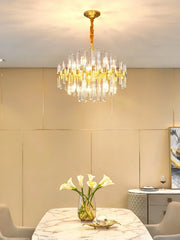 Vintage Antique Brass Chandelier - YhLamps