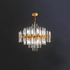 Vintage Antique Brass Chandelier - YhLamps