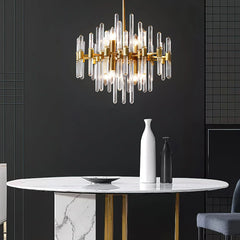 Vintage Antique Brass Chandelier - YhLamps