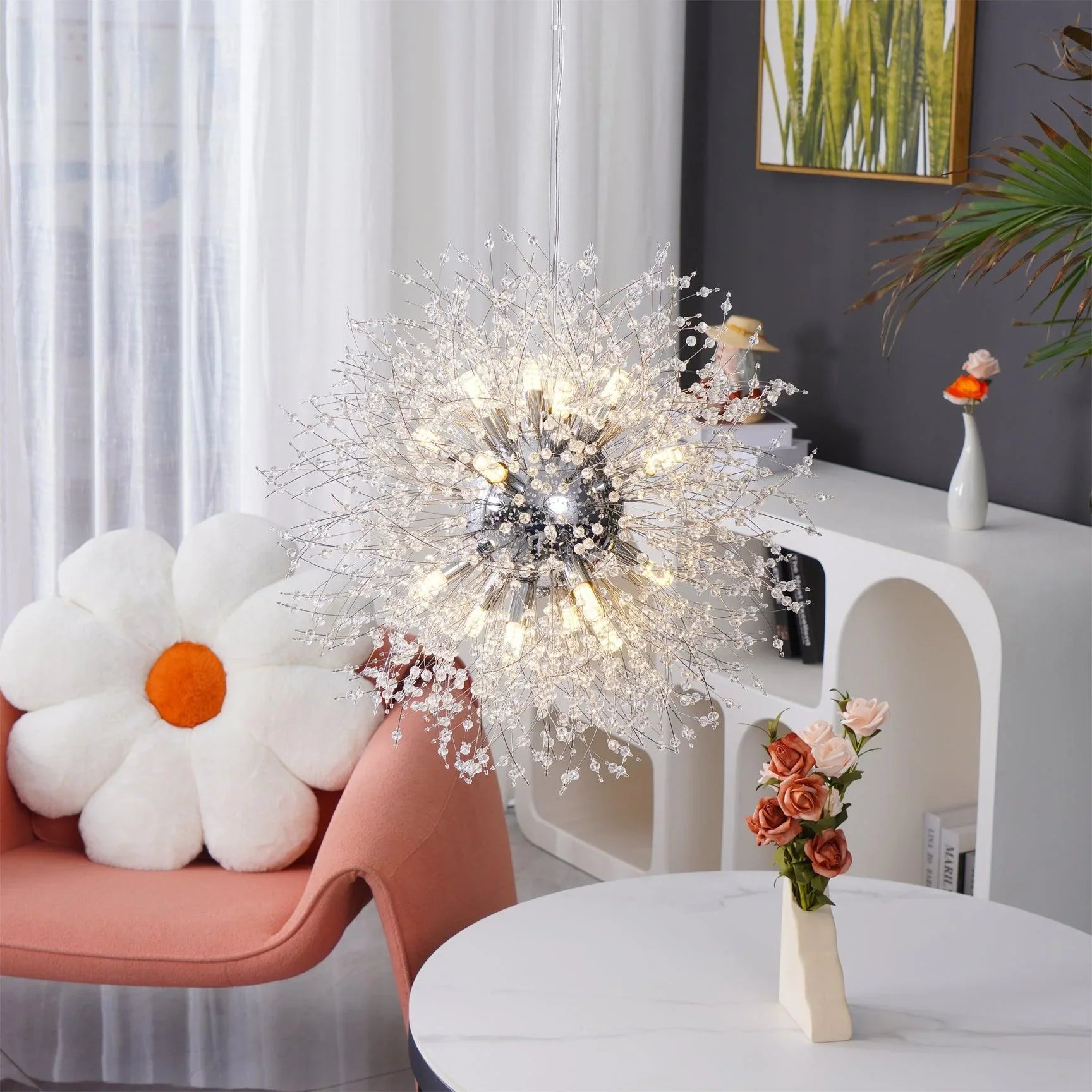 Crystal Dandelion Chandelier - YhLamps