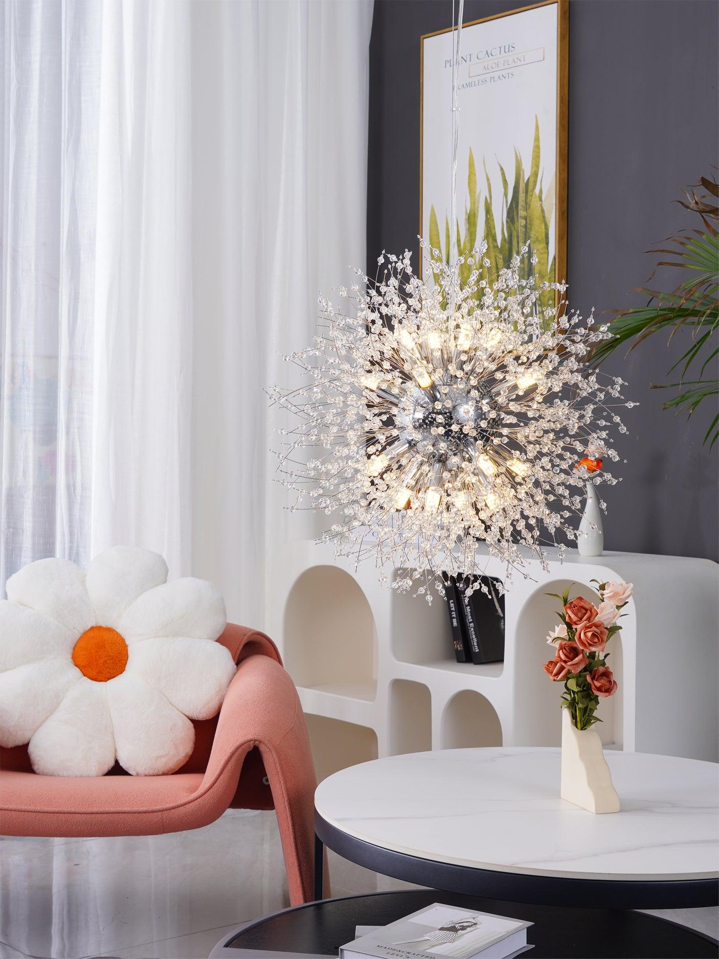 Crystal Dandelion Chandelier - YhLamps