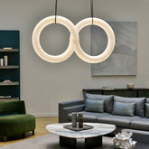 Ethereal Alabaster Chandelier For Living Room - YhLamps