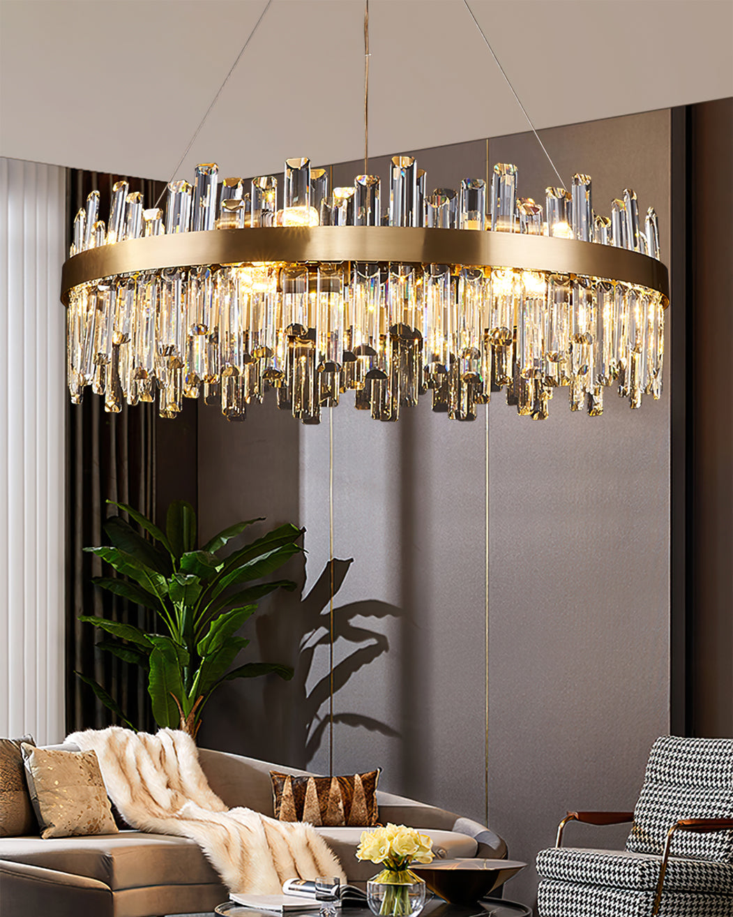 Crystal Statement Chandelier - YhLamps