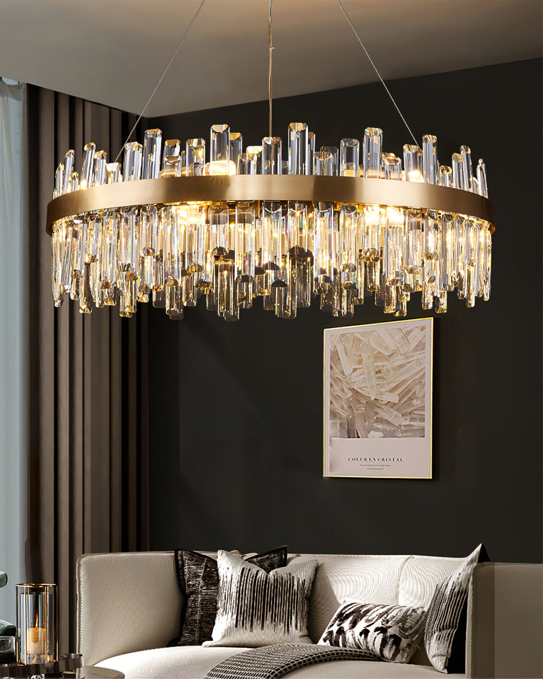Crystal Statement Chandelier - YhLamps