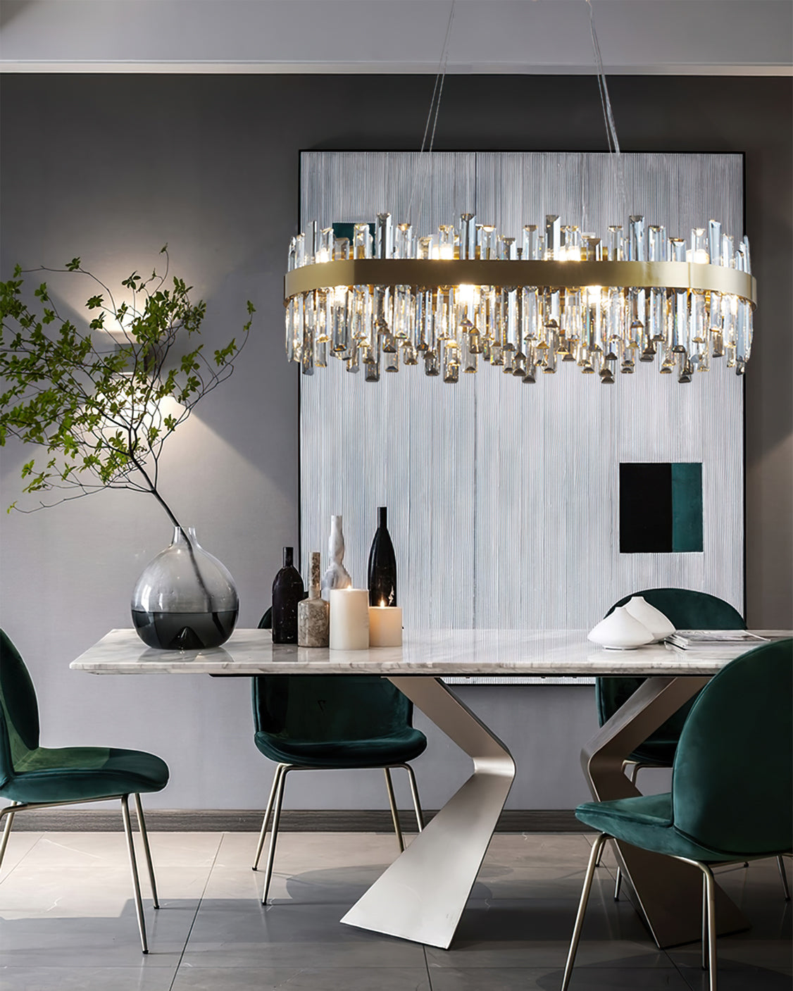 Crystal Statement Chandelier - YhLamps