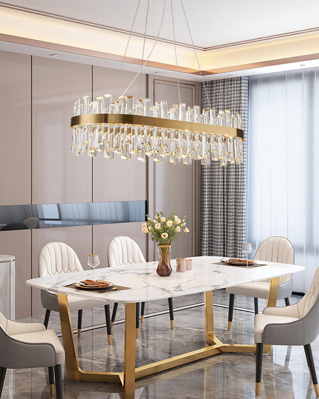 Crystal Statement Chandelier - YhLamps