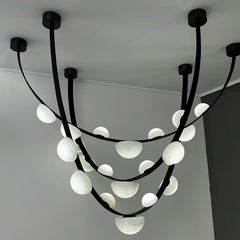 Dew Drops Alabaster Chandelier - YhLamps