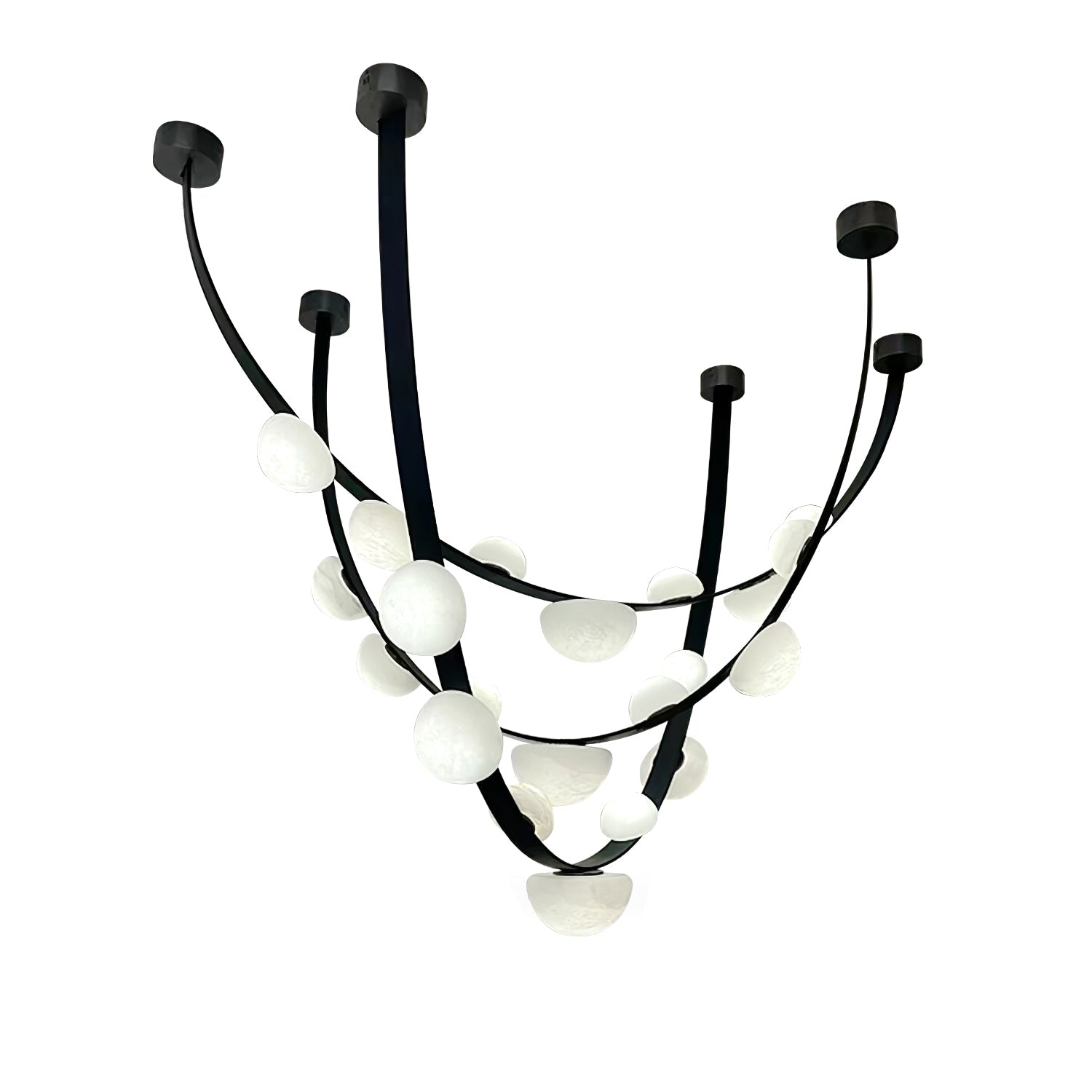 Dew Drops Alabaster Chandelier - YhLamps