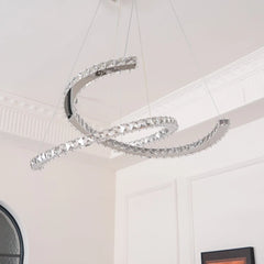 Modern Crystal Double C Chandelier - YhLamps
