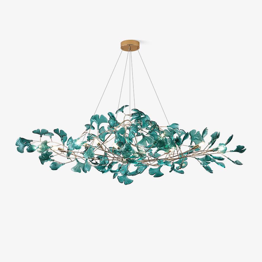 Acrylic Ginkgo Leaf Chandelier - YhLamps