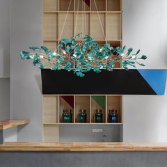 Acrylic Ginkgo Leaf Chandelier - YhLamps