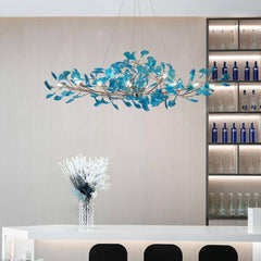 Acrylic Ginkgo Leaf Chandelier - YhLamps
