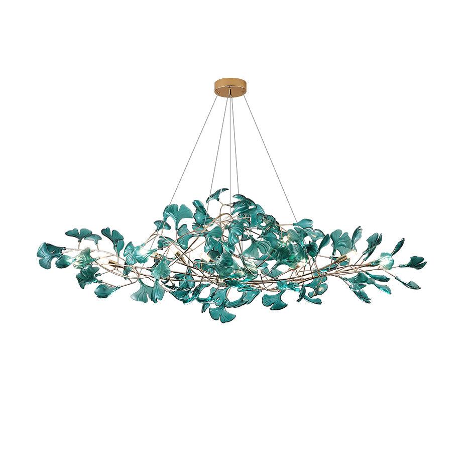 Acrylic Ginkgo Leaf Chandelier - YhLamps