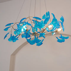 Acrylic Ginkgo Leaf Chandelier - YhLamps