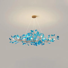 Acrylic Ginkgo Leaf Chandelier - YhLamps