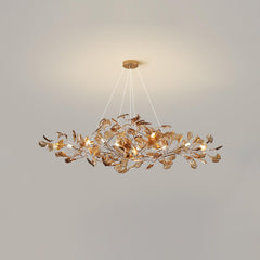 Acrylic Ginkgo Leaf Chandelier - YhLamps