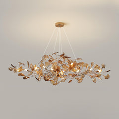 Acrylic Ginkgo Leaf Chandelier - YhLamps