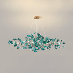 Acrylic Ginkgo Leaf Chandelier - YhLamps