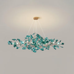 Acrylic Ginkgo Leaf Chandelier - YhLamps