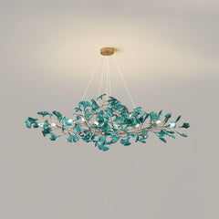 Acrylic Ginkgo Leaf Chandelier - YhLamps