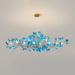 Acrylic Ginkgo Leaf Chandelier - YhLamps