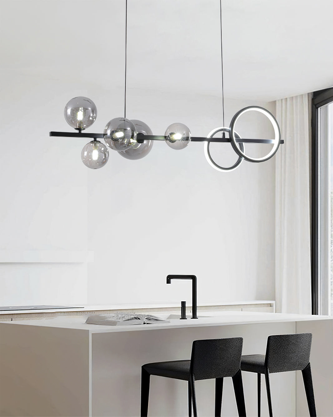 Bubi Glass Chandelier - YhLamps