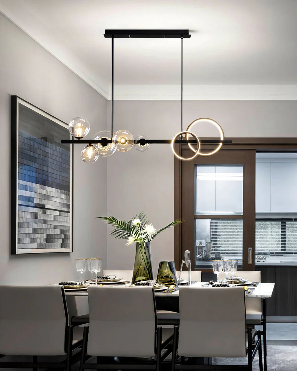 Bubi Glass Chandelier - YhLamps