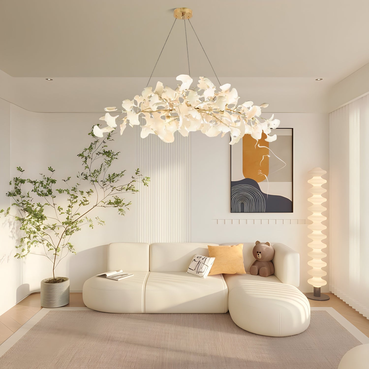 Gingko Chandelier N - YhLamps