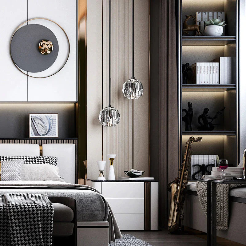 Belle De Crystal Cord Pendants - YhLamps