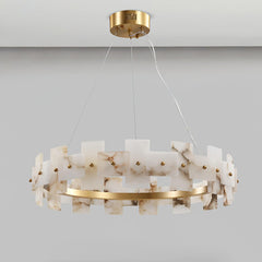 Alabaster Halo Chandelier - YhLamps